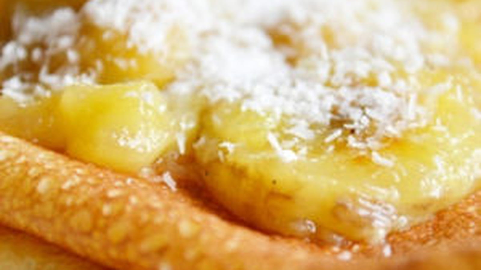Crêpes rhum coco