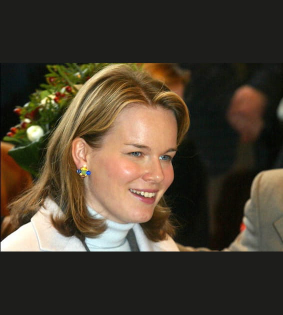 La coiffure simple de Mathilde de Belgique