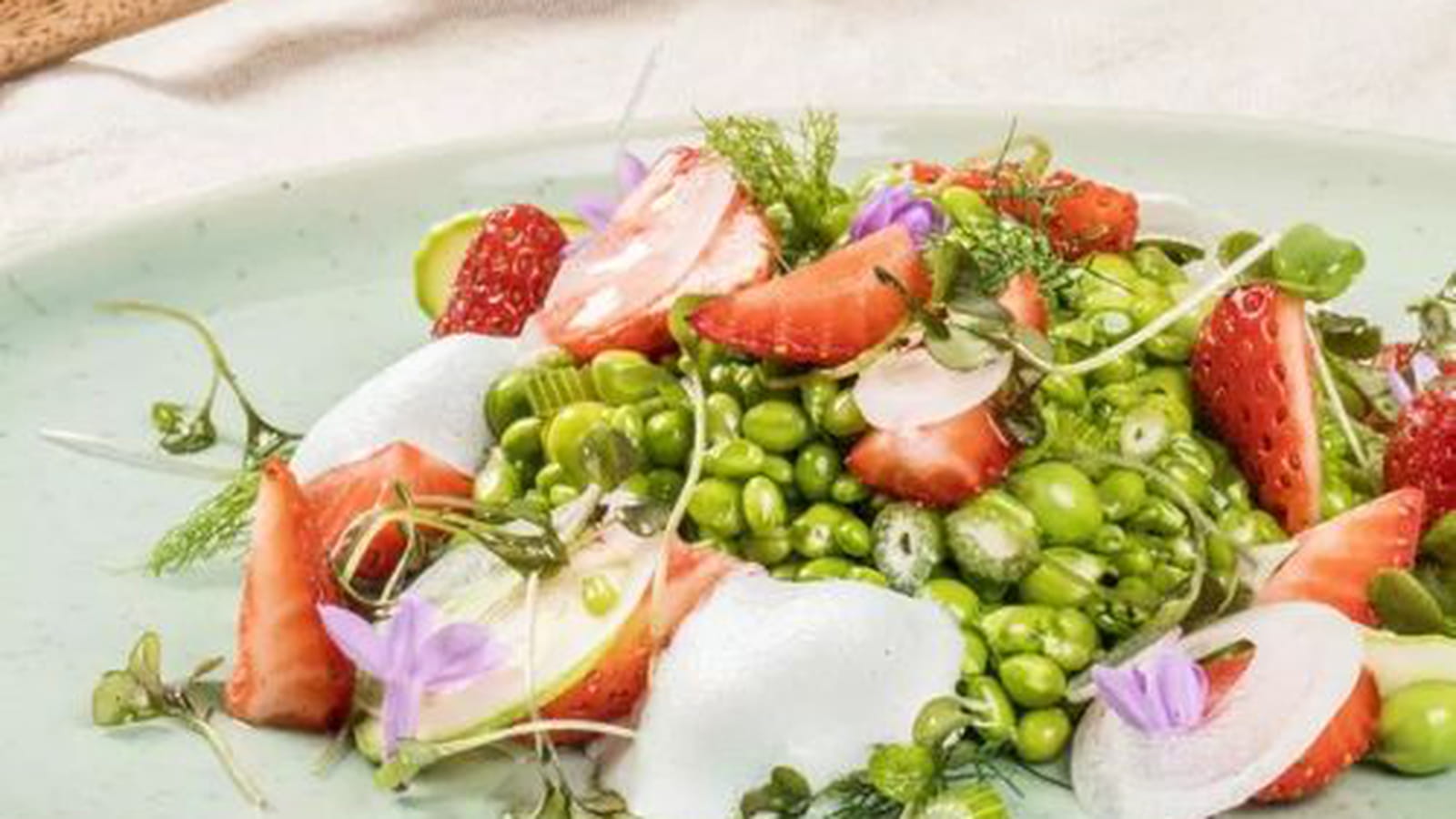Petits pois aux herbes façon Alain Passard