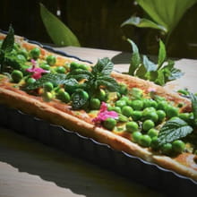 Tarte aux petits pois à la menthe : Etape 6