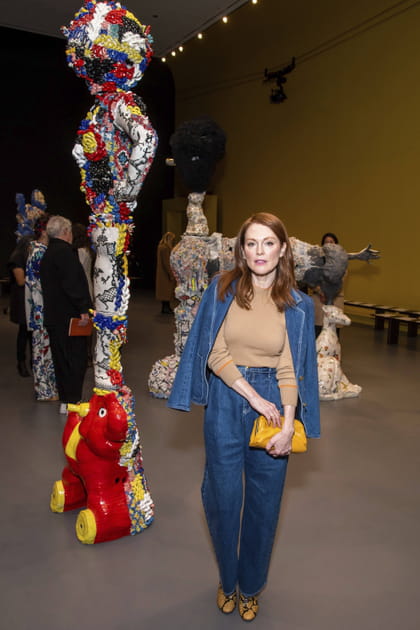 Julianne Moore au d&eacute;fil&eacute; Tory Burch