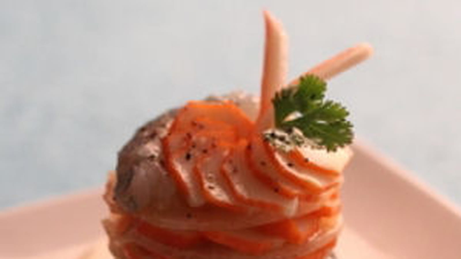 Carpaccio de langoustines et fenouil