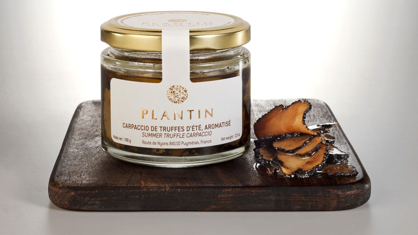 Le carpaccio de truffes d'été de Plantin