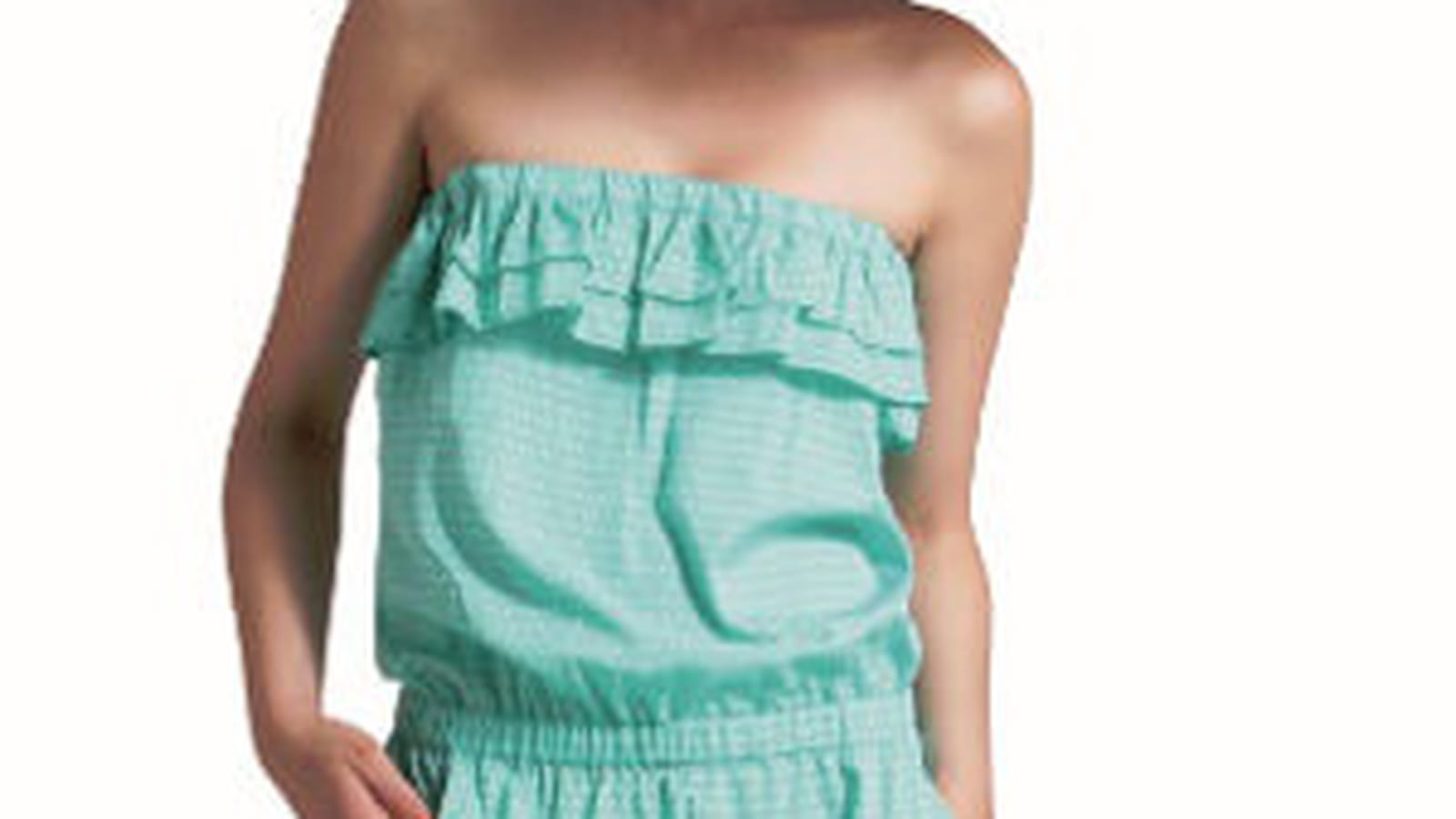 Combi-short turquoise de Tissaia