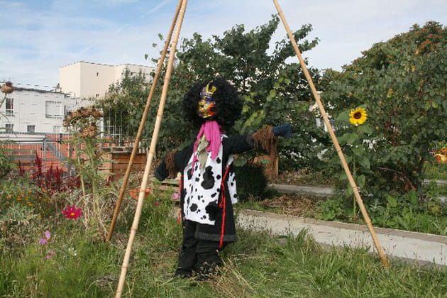 Un jardin partagé d'insertion sociale