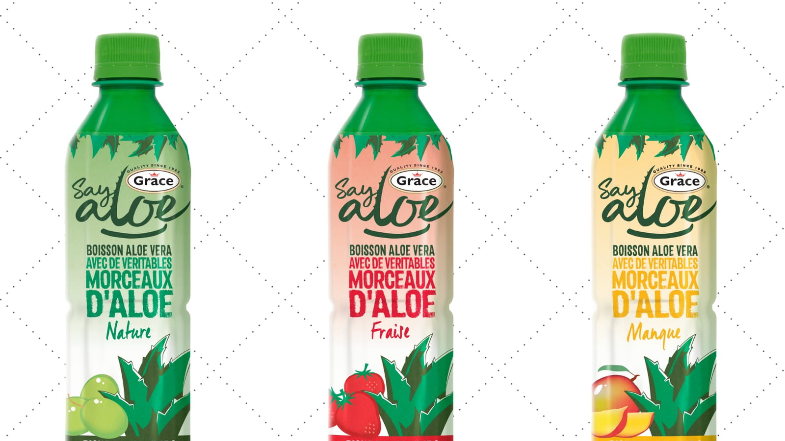 Les boissons de Say Aloe
