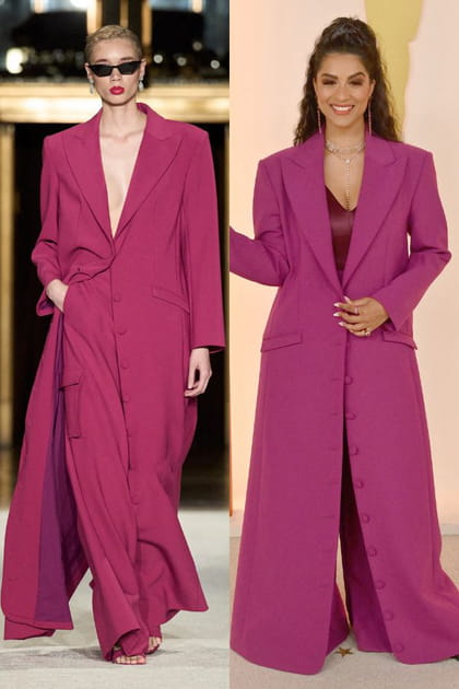 D&eacute;fil&eacute; Christian Siriano automne-hiver 2023&nbsp;vs Lilly Singh en 2023