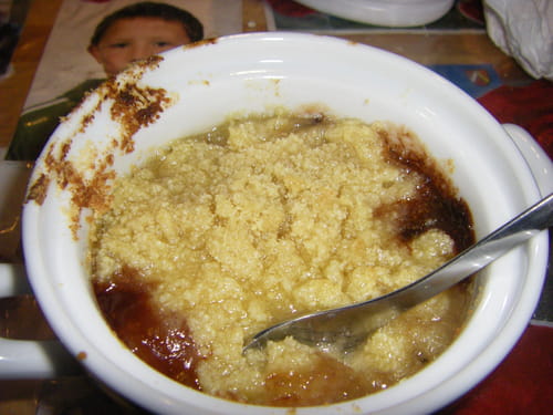 Crumble bananes-chocolat