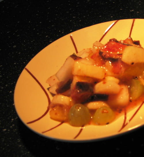 Salade de fruits d'hiver marinés