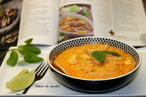 Laksa de poulet - soupe malaisienne
