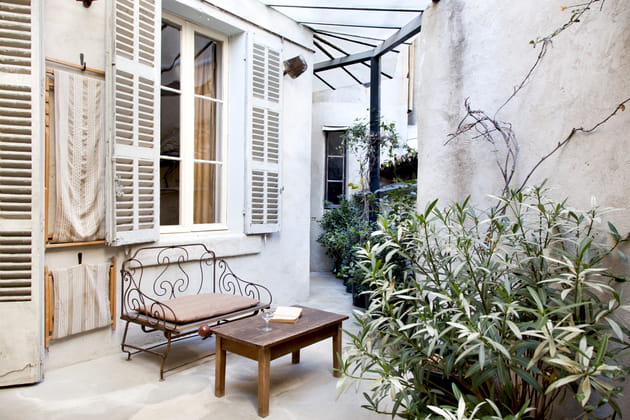 Une pergola en verre &agrave; l'ancienne