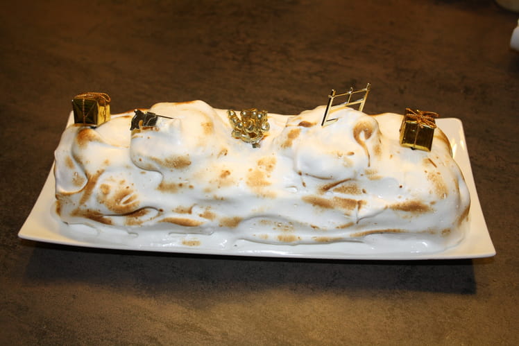 Bûche au citron meringuée