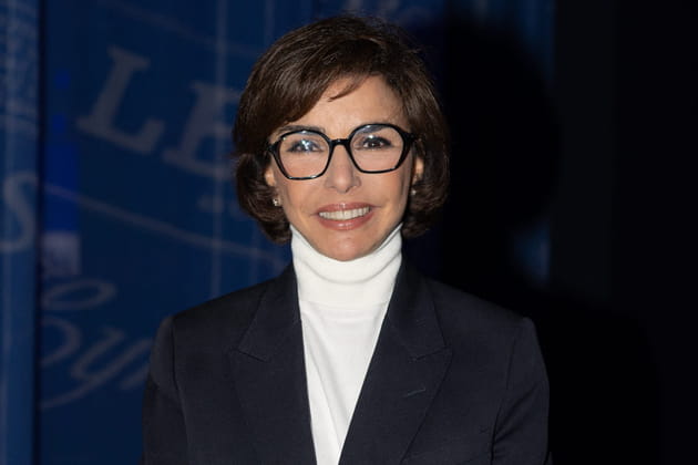 Rachida Dati tout sourire &agrave; la soir&eacute;e du Figaro, &agrave; Paris