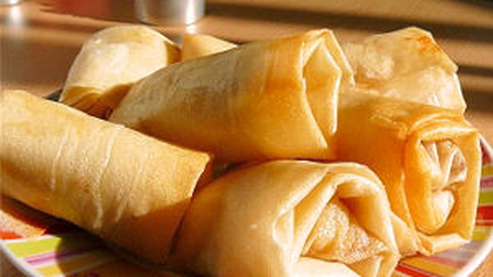 Briouats à la banane et au chocolat