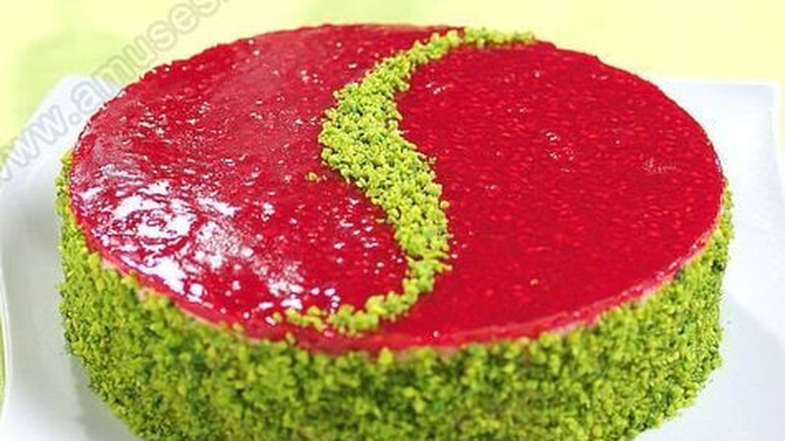 Un gâteau coloré
