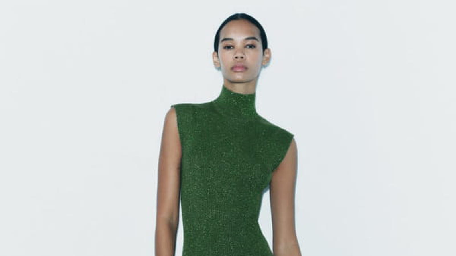 Robe en maille Zara 