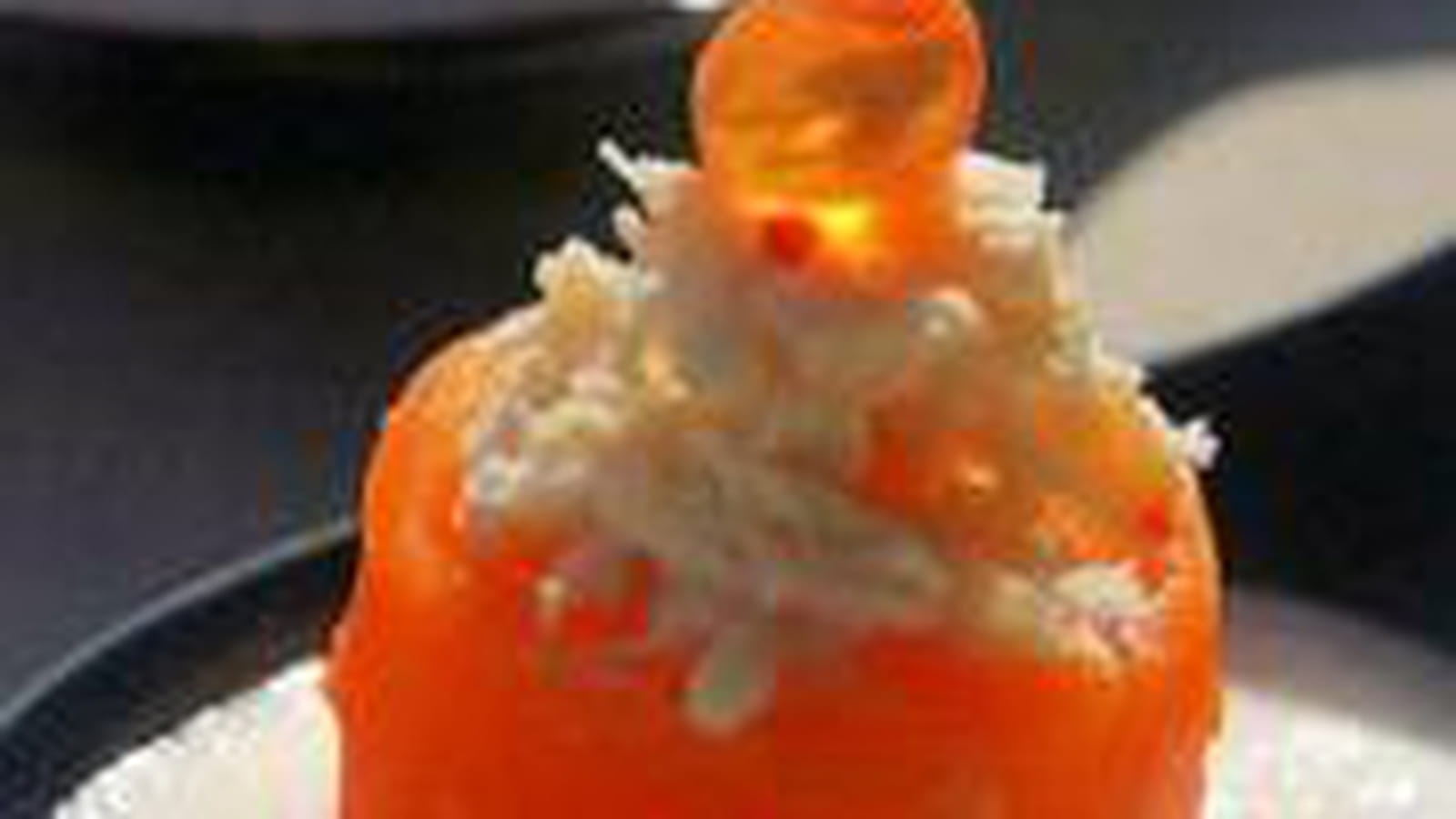 Carotte et crabe au yuzu