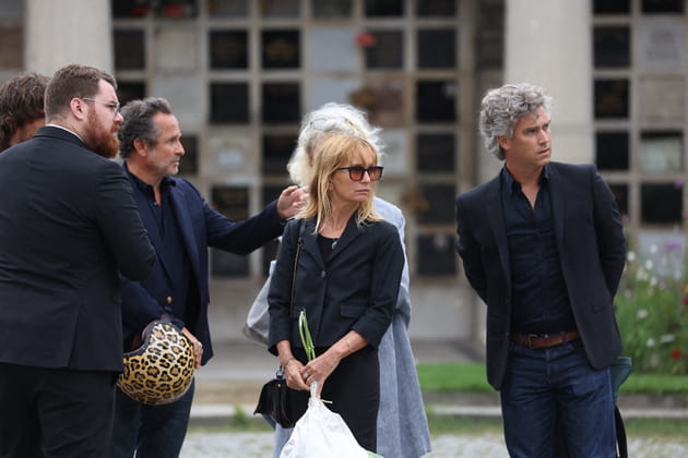 Axelle Laffont aux obs&egrave;ques de son papa Patrice Laffont