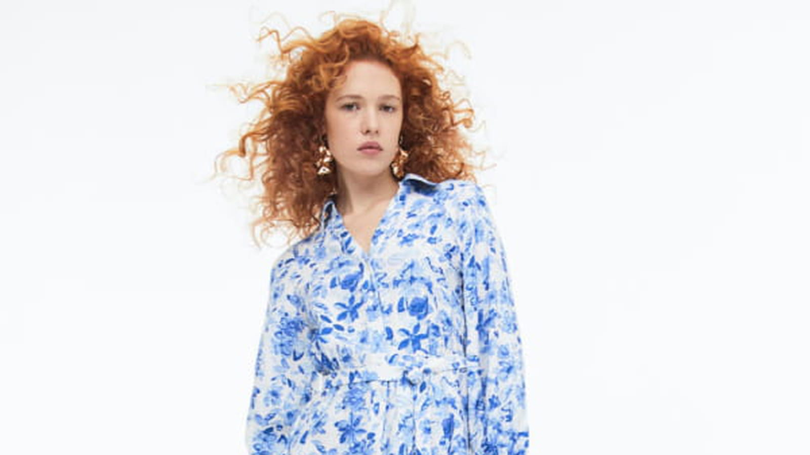 Robe avec ceinture H&M