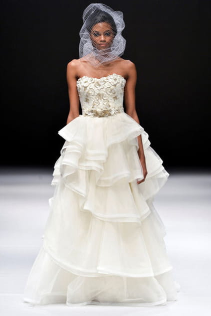 La robe couture Badgley Mischka