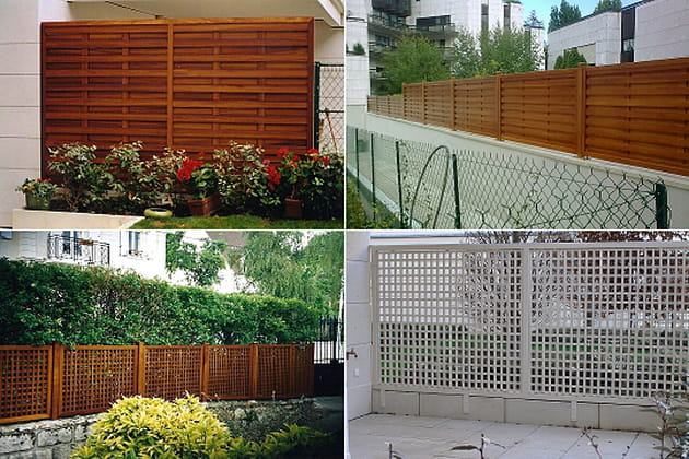 Le treillage séparatif : quatre exemples