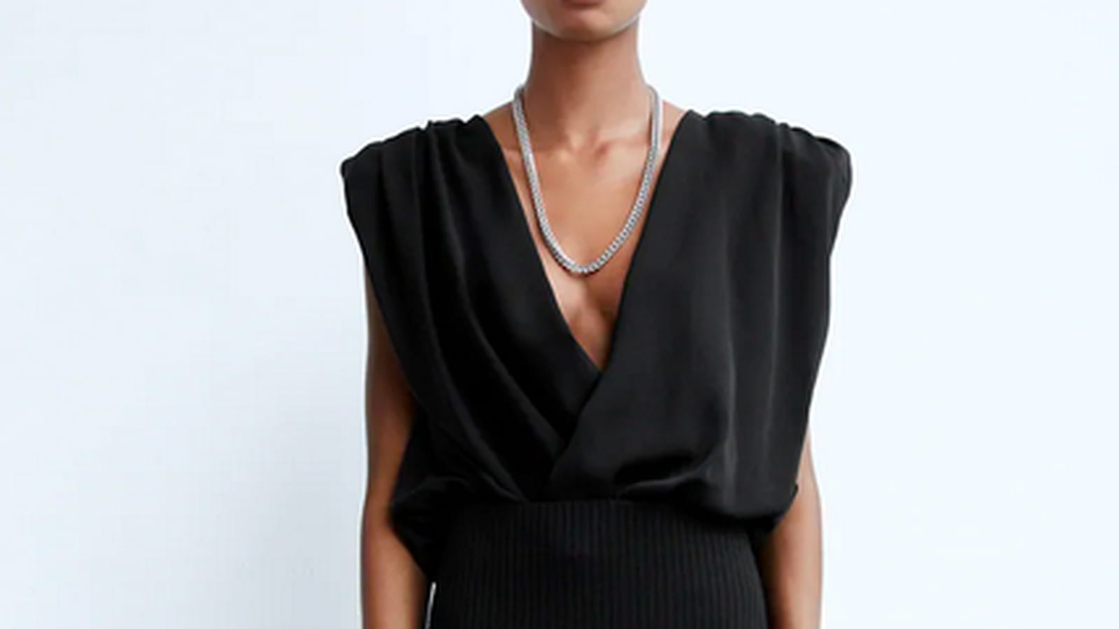 Top cache-coeur Zara