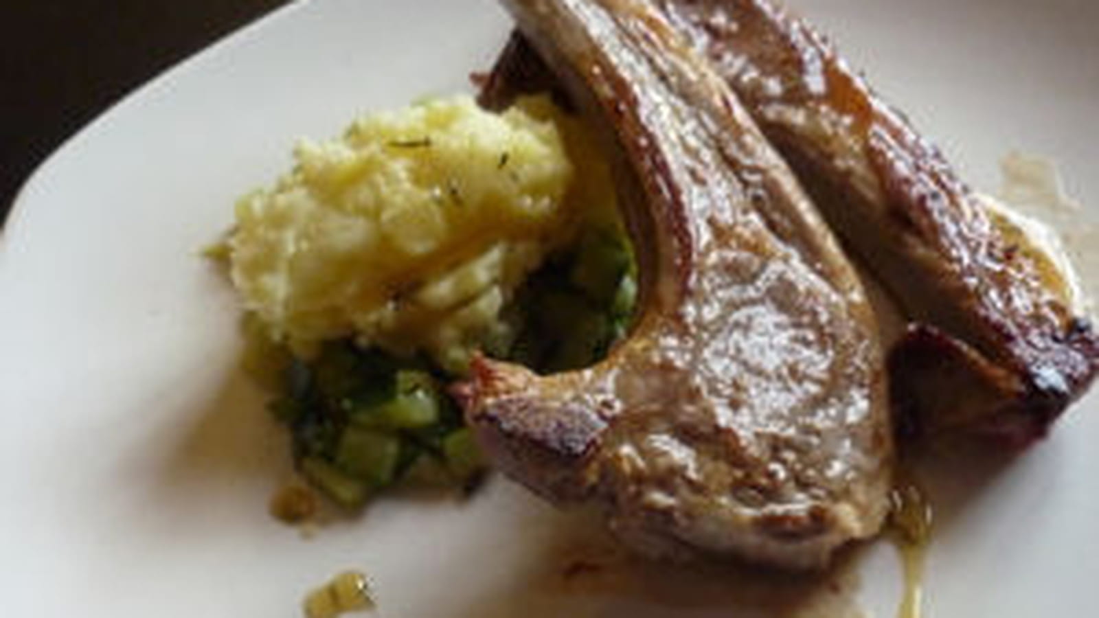 Cote d'agneau au miel