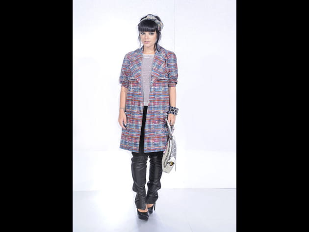 Fashion week : Lily Allen au défilé Chanel