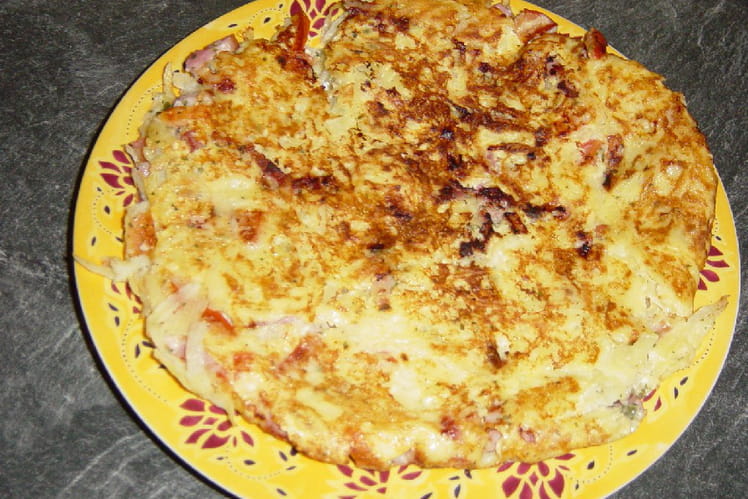 Recette Galette aux pommes de terre et lardons (Légume)