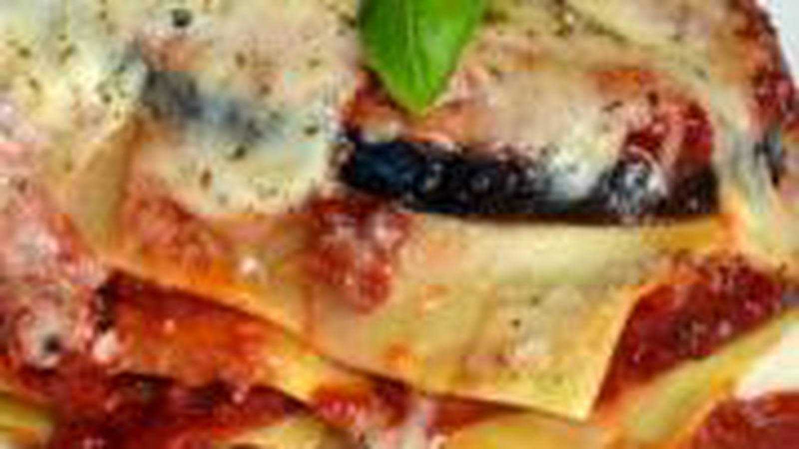 Lasagnes aux aubergines et mozzarella