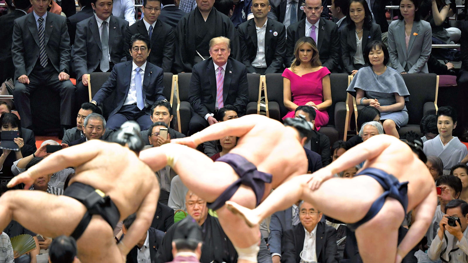 Shinzo Abe, Donald Trump, Melania Trump, Akie Abe