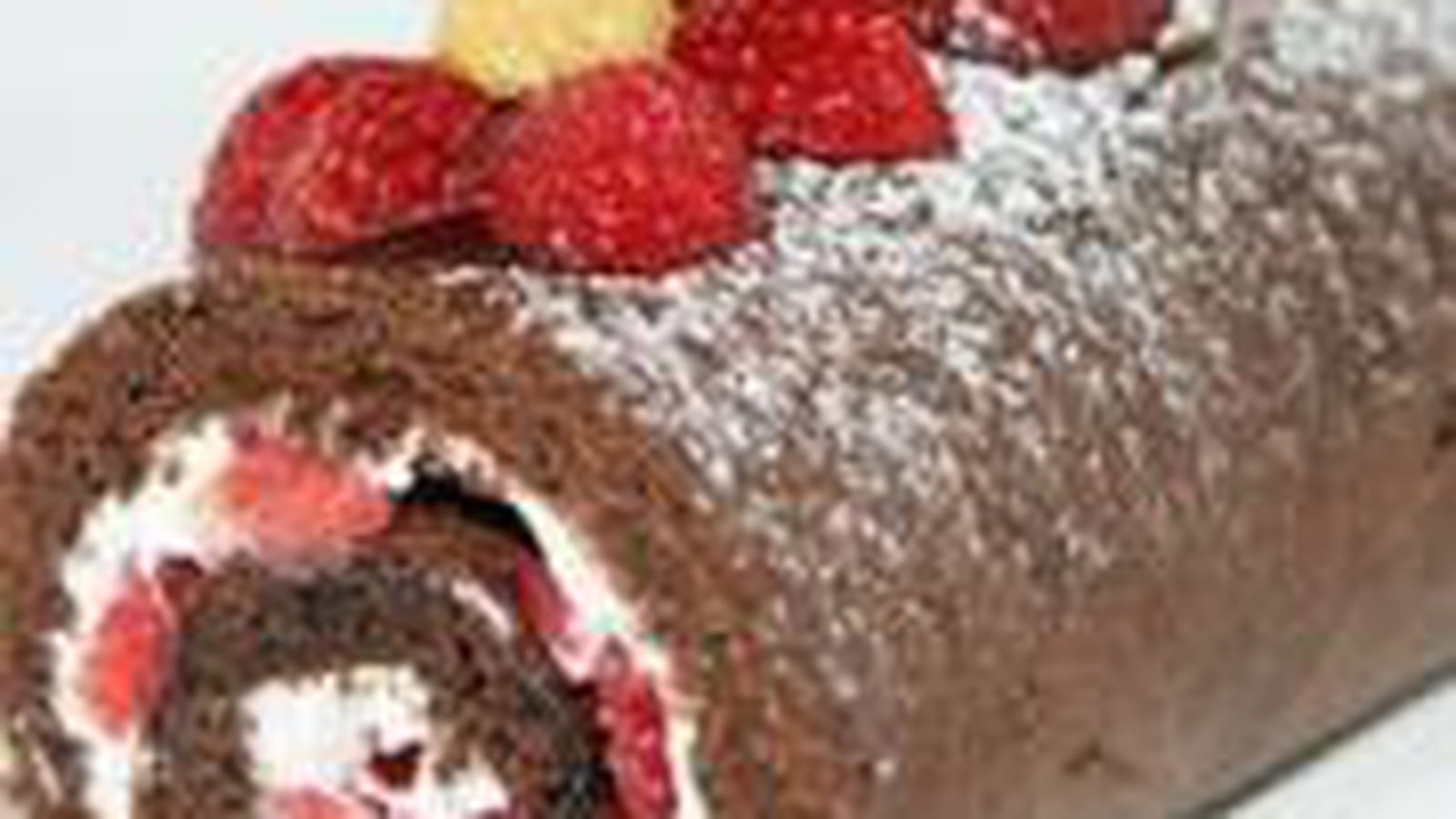 Roulé à la fraise