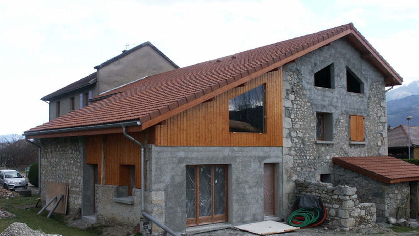 La maison en travaux