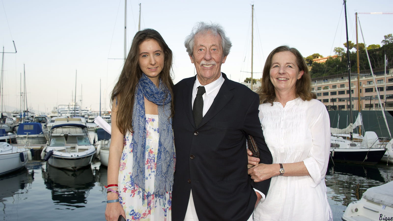 Avec sa femme Françoise et sa fille Clémence