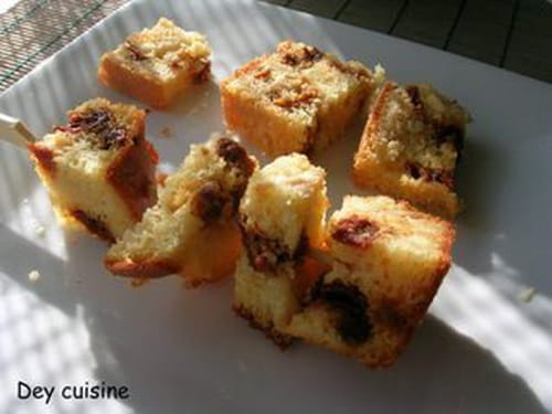Cake tomates séchées et jambon