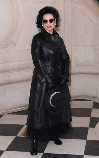 Bianca Jagger au d&eacute;fil&eacute; Christian Dior