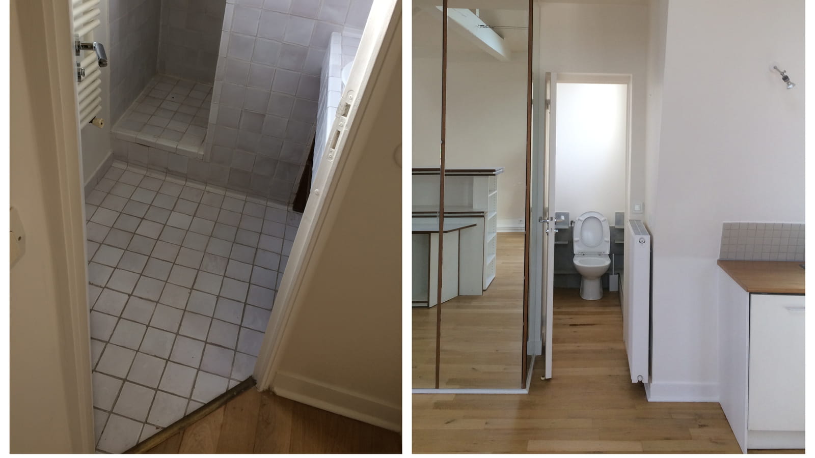 Salle d'eau & WC avant 