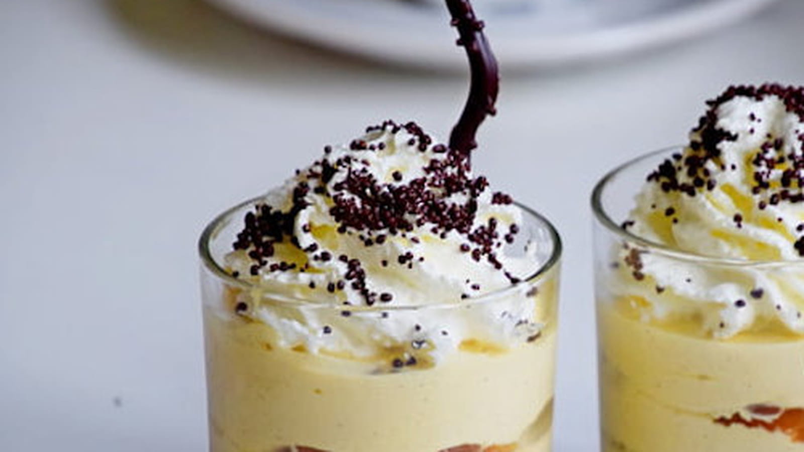 Verrine de babas au limoncello et crème mascarpone