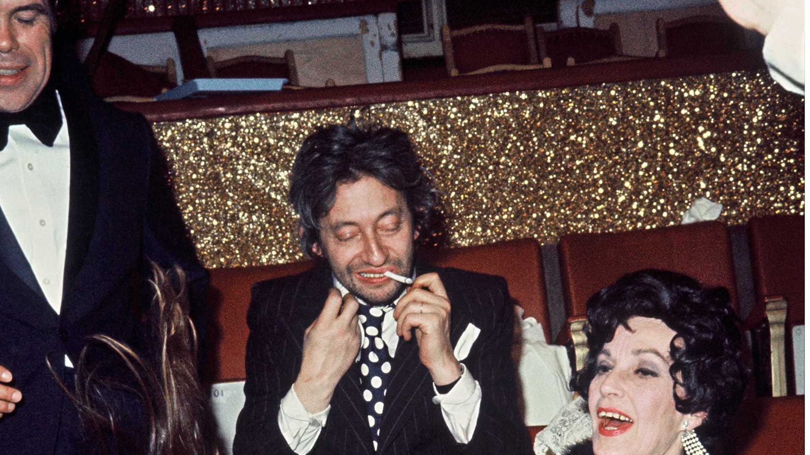 Serge Gainsbourg avec Jane Birkin et sa mère