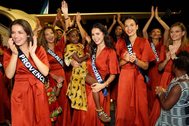 Les Miss reçoivent un accueil chaleureux à leur arrivée en Côte d'Ivoire