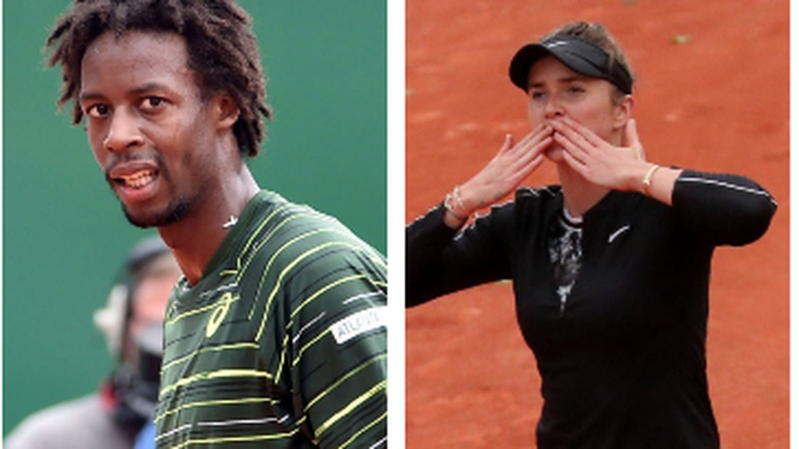 Gaël Monfils et Elina Svitolina
