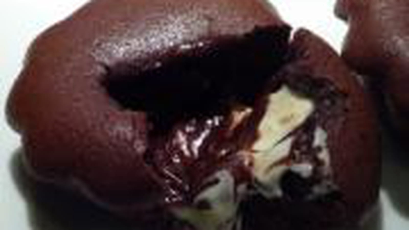 Fondant chocol coeur blanc 
