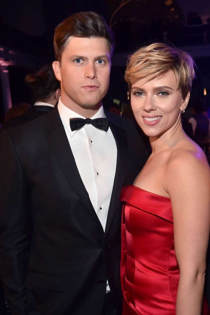 Scarlett Johansson et Colin Jost
