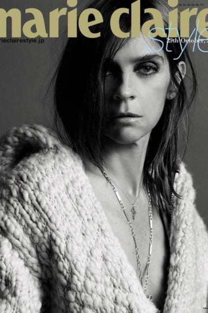 Carine Roitfeld pose pour le "Marie Claire Japon"