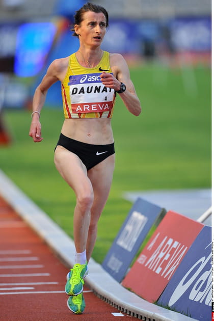 L'athl&egrave;te Christelle Daunay &agrave; Paris en 2013