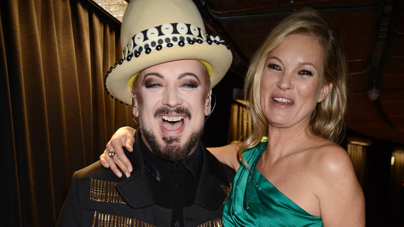 Boy George et Kate Moss