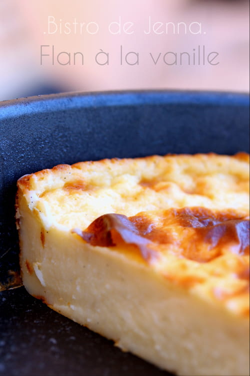 Flan à la vanille