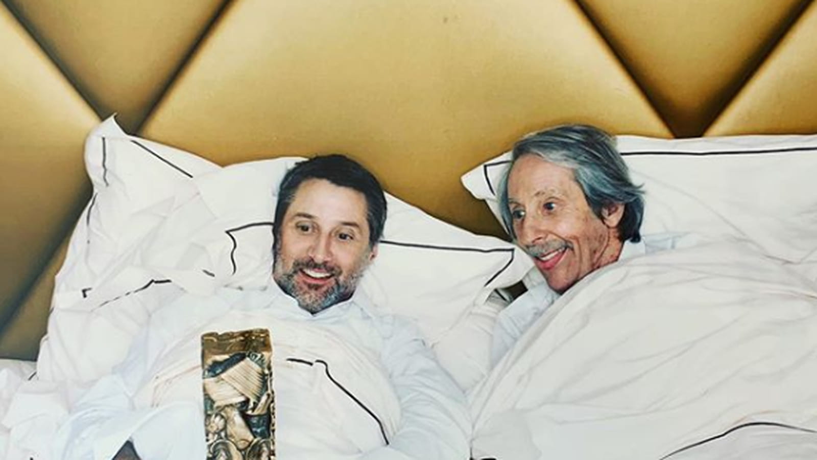 Antoine de Caunes et Jean Rochefort