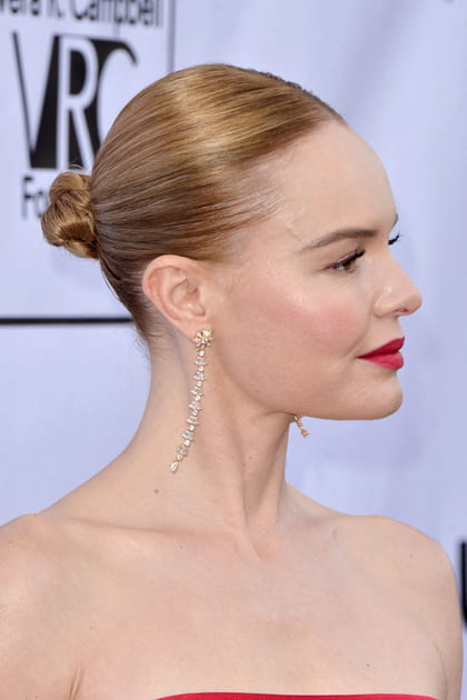 Le chignon blond dor&eacute; de Kate Bosworth