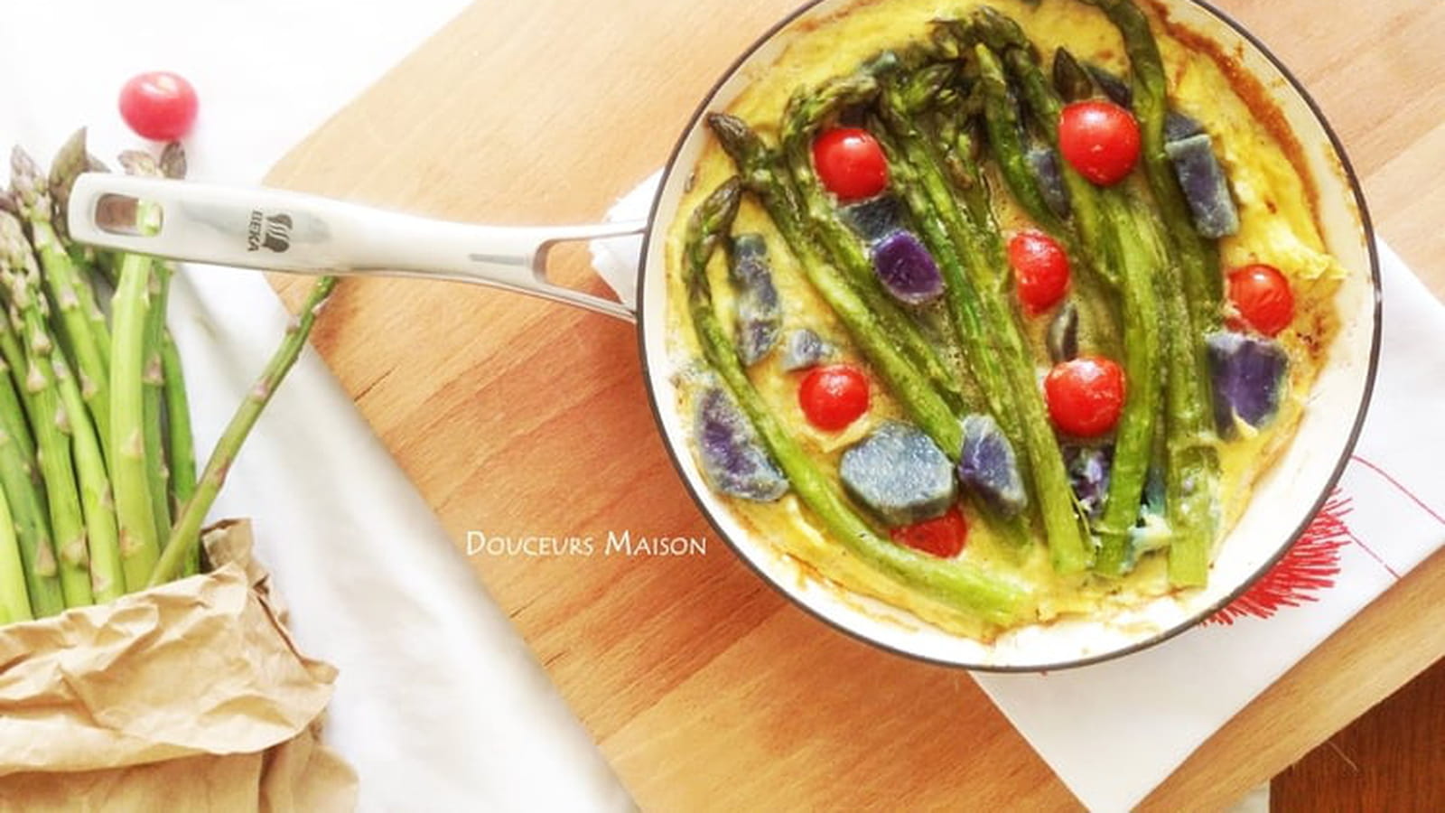 Omelette aux asperges